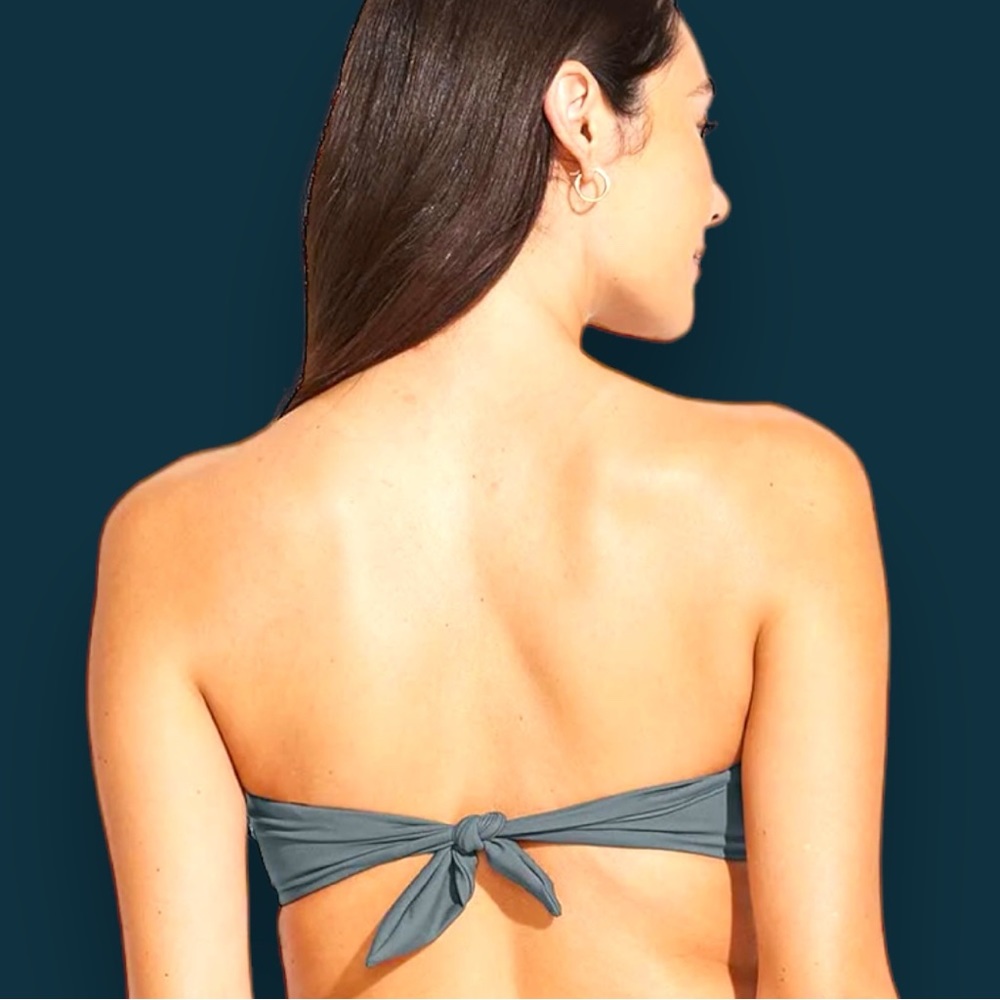 NWT Vitamin A Cali High Leg Bottoms and Mila Bandeau Top in Sea Green. Size 8/M - Picture 13 of 15
